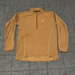 COPY - Mens tan arcteryx fleece